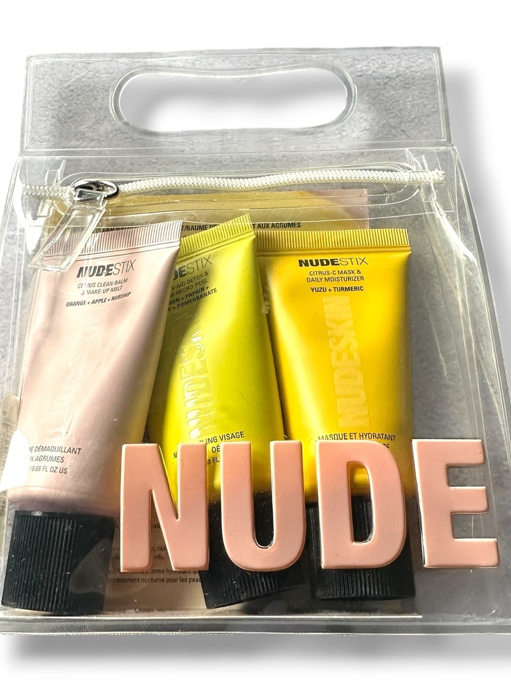 NUDESTIX Nudeskin 3-Step Citrus Renew Set NEW IN PACKAGE TRIO SKINCARE